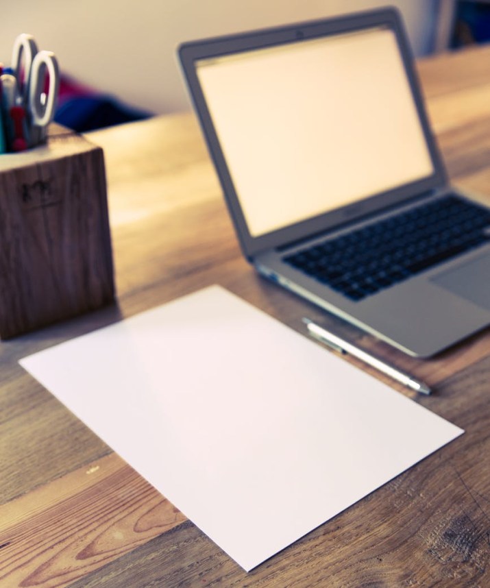 blank business computer contemporary